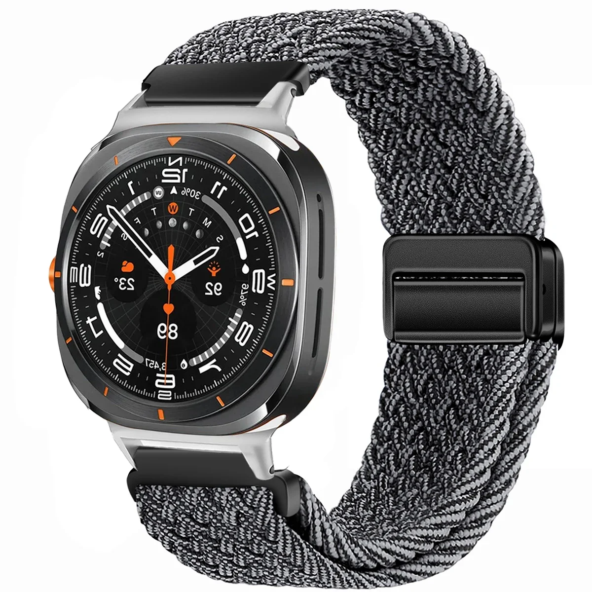 Magnetic Nylon Braided Sport Bracelet Strap