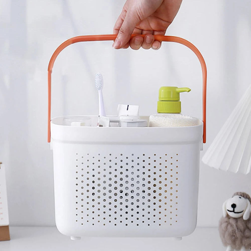 Large Capacity Portable Plastic Shower Caddy with Handle Shower Basket  Storage Basket for Dorm College Bathroom Cleaning Camping