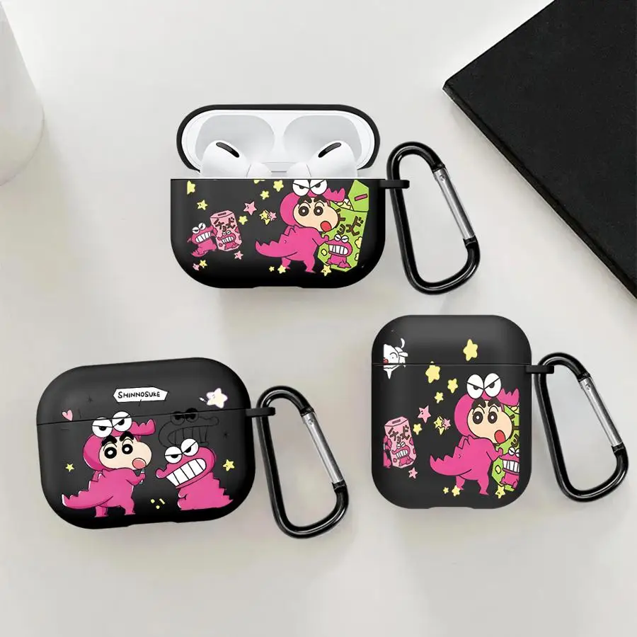 Adorable Shinchan Crayon Earphone Case Cover