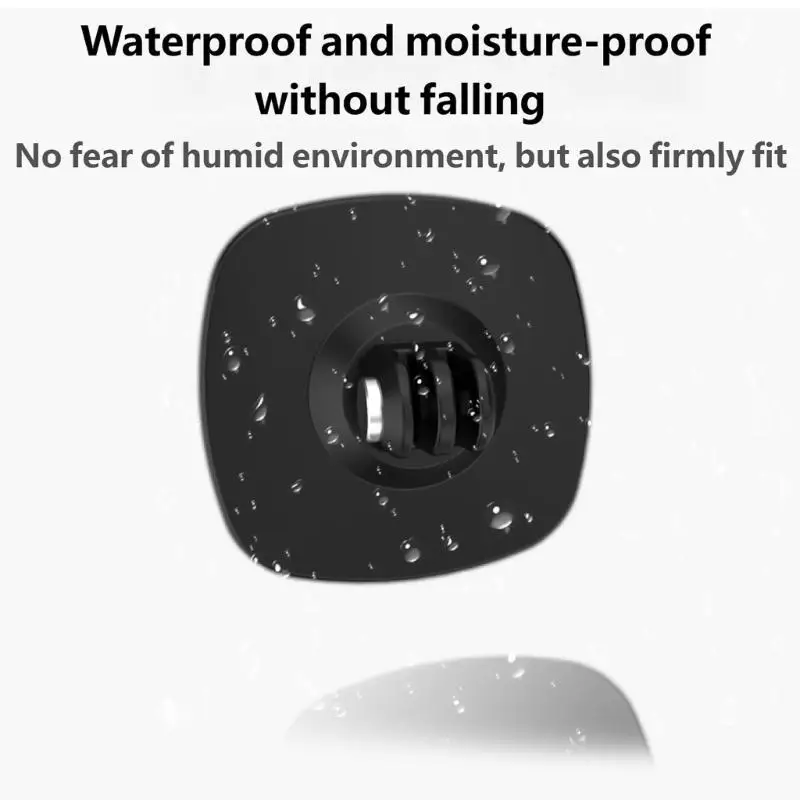 Support adhésif pour caméra d'action, fixation aluminium, 2 lots