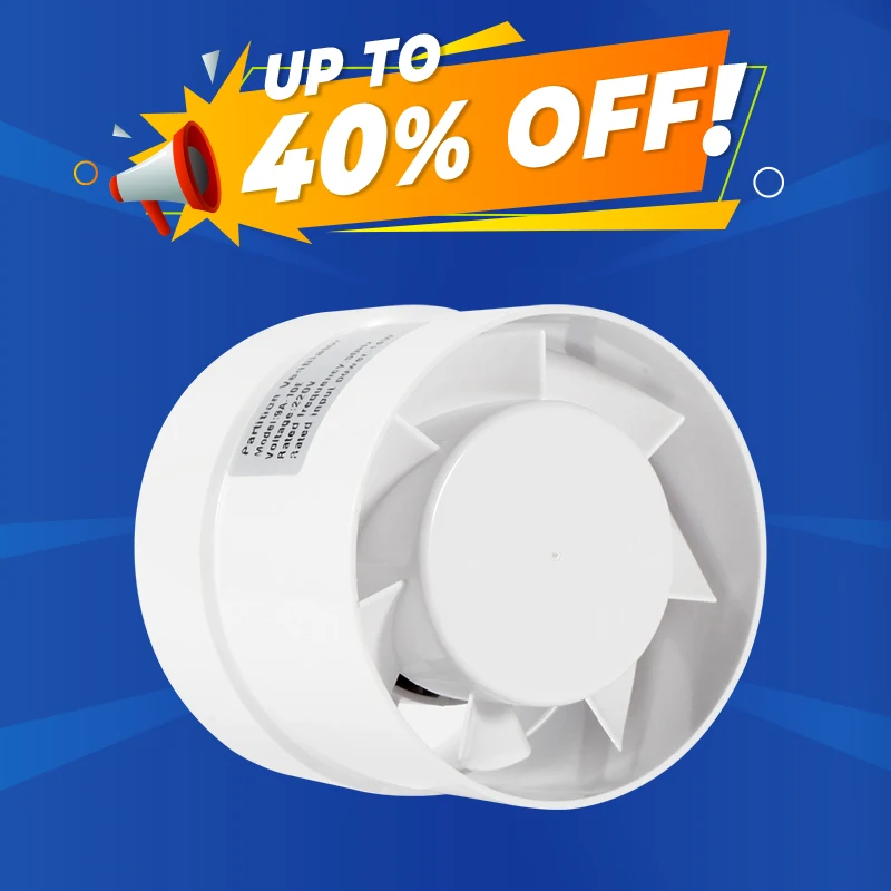 Honu0026Guan 4'' 5'' 6'' Round Ceiling Window Exhaust Fan Ventilator 220V Ventilation  Vent Air Extractor for Bathroom Kitchen Hood - AliExpress