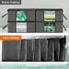 1/3pc Large Capacity Clothes Storage Bag Foldable Blanket Storage Bags Storage Containers for Organizing Bedroom Closet Clothing 4
