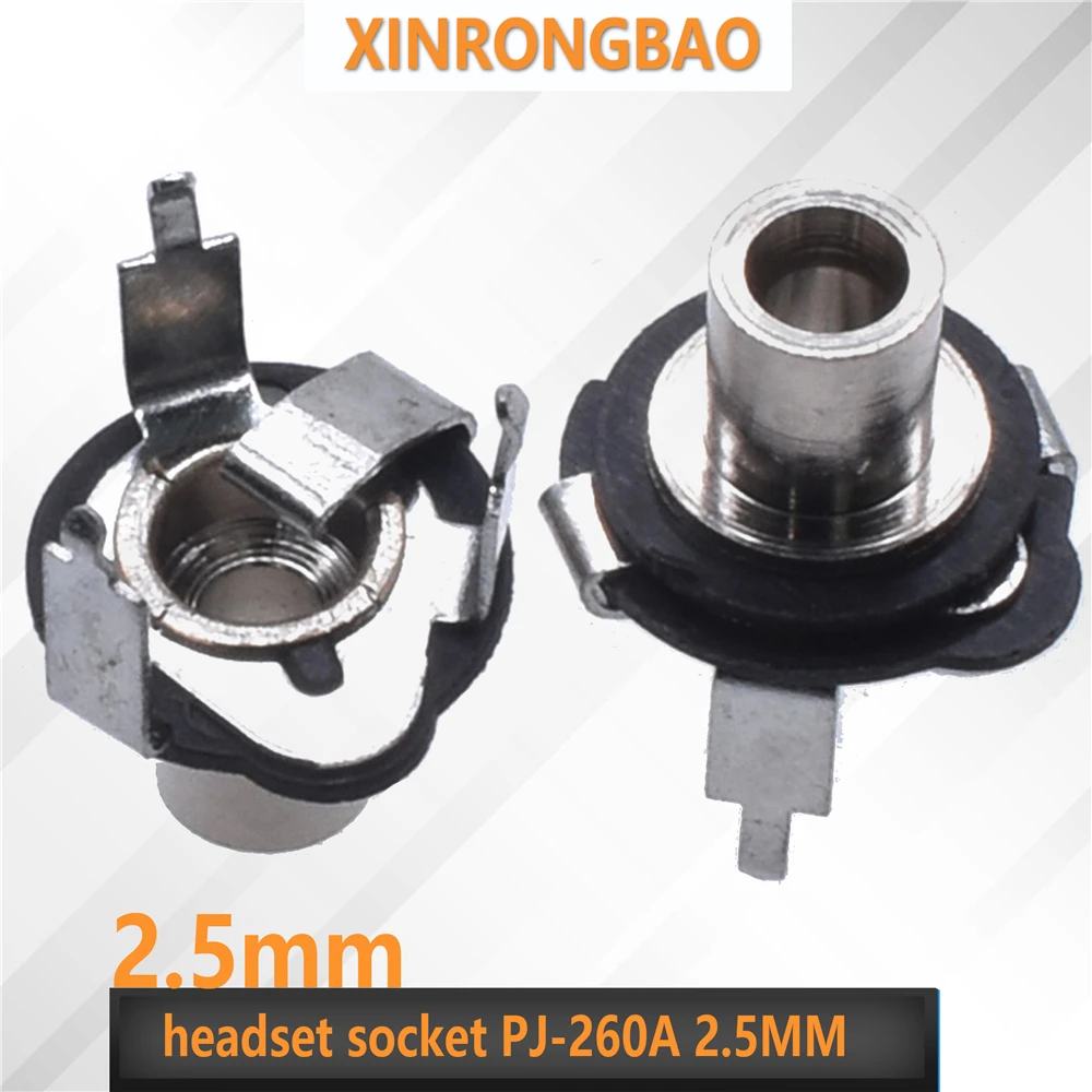 

headset socket PJ-260A 2.5MM audio and video socket MIni Female Jack Audio Connector Jack Socket Mono Channel Adapter Connector*