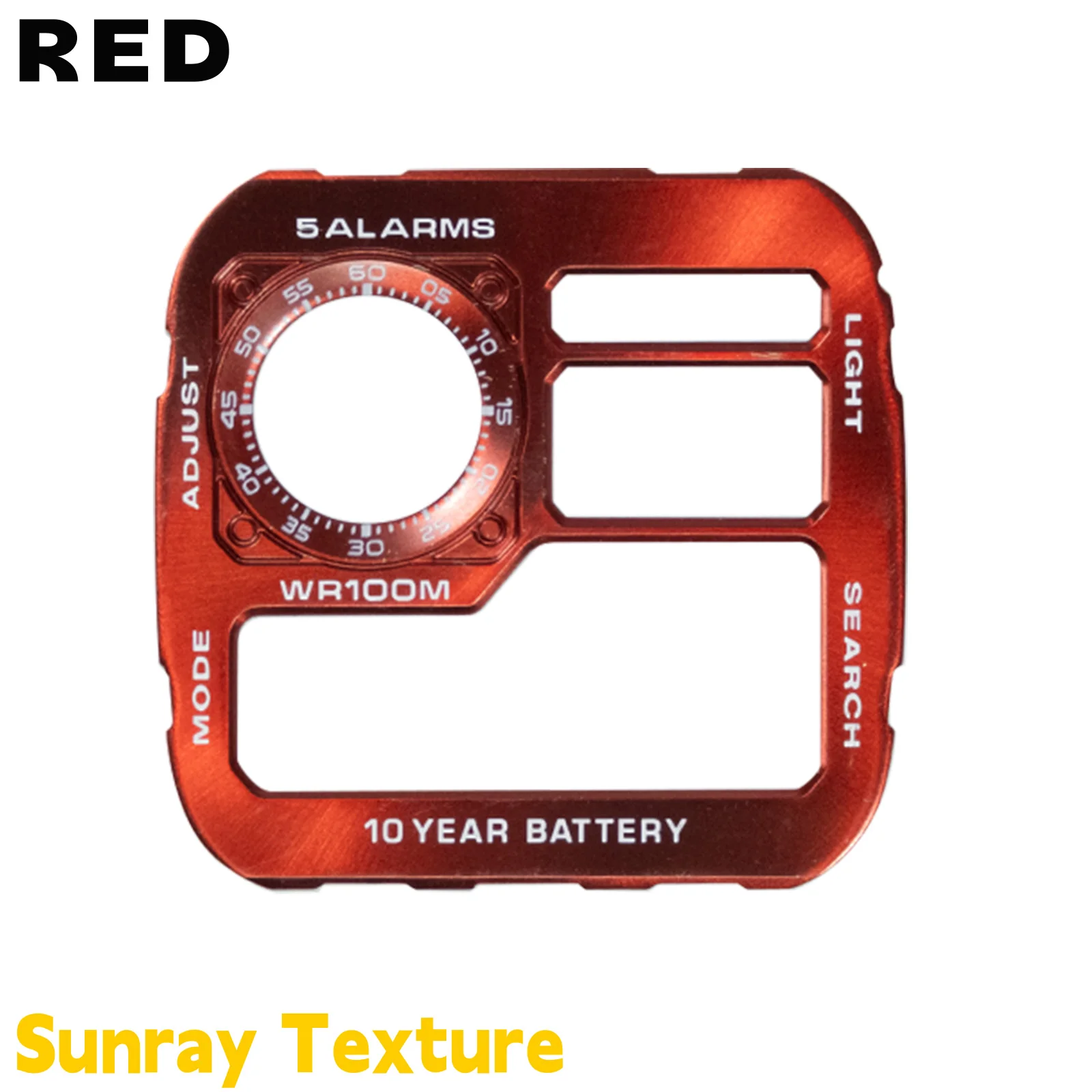 Sunray Texture Watch Dial - Premium Metal Faceplate