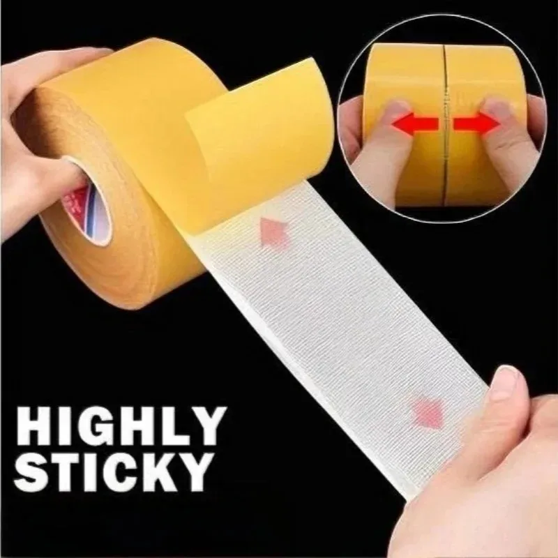 High-Viscosity Waterproof Transparent Adhesive Tape - Double-Sided Cloth Base