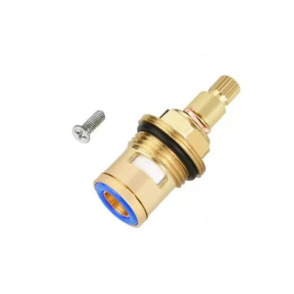 

Universal Replacement Tap Valves Brass Ceramic Disc Cartridge Inner Faucet Valve 50*22*22mm For Bathroom Faucet Valve Accessory