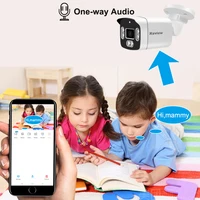 Caméra de Surveillance vidéo Poe 4K IP Onvif Audio 48V POE 4MP 8MP, Vision nocturne, caméra de sécurité étanche pour NVR 3