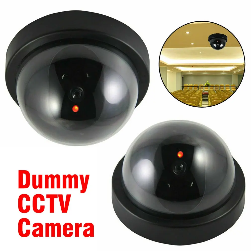 MIni CCTV Camera Fake/Dummy Dome Camera Flash rood Licht installeren Out/indoor Surveillance Camera Dummy CCTV Camera