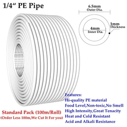 Food Grade Flexible Water Purifier Tubing - 20m(65.6ft) (1l4 Inch Pipe)