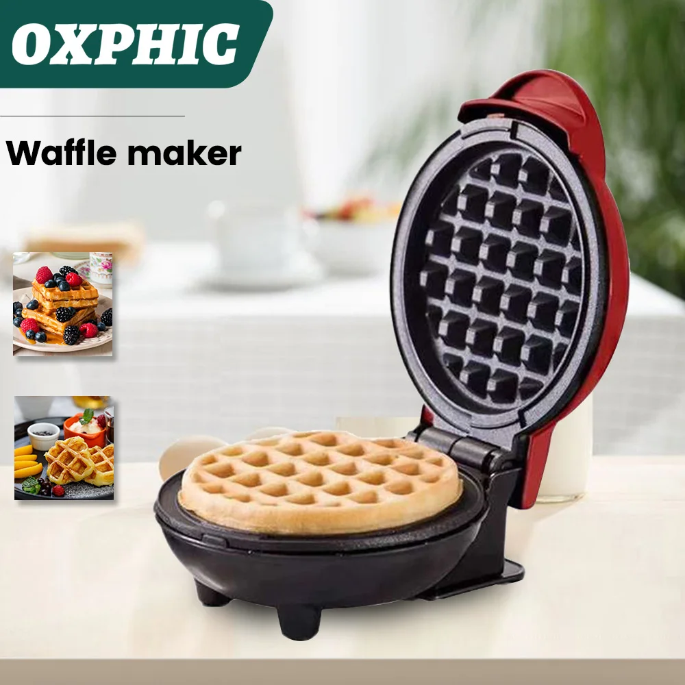 OXPHIC Mini Electric Waffle Maker Breakfast Making machine Electric Cake  Baking For Home Children DIY Cooking Machine - AliExpress