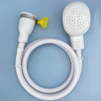 Portable Pet Sink Hose Faucet Sprayer Handheld Universal Dog Shower Head Spray for Washing Hair/Washing Pets/Cleaning Tub 1