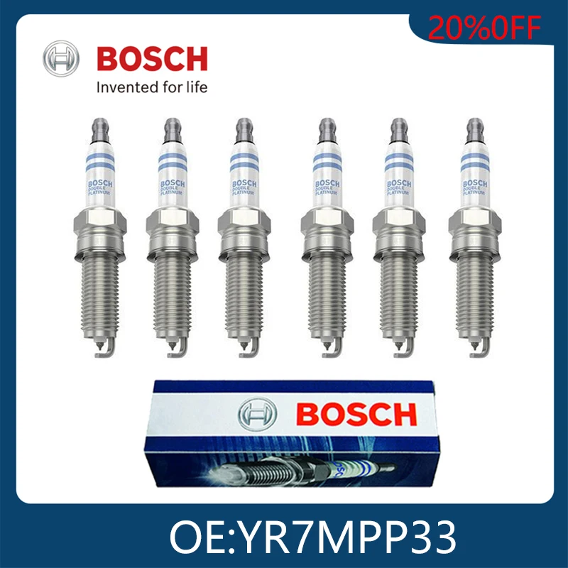 

BOSCH Original Genuine 6pcs Car Platinum Spark Plugs 0242135509 YR7MPP33 For Mercedes-Benz BRAND NEW Auto Accessories Wholesale