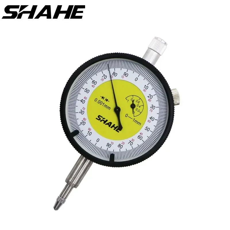 

0.001mm Micron Dial Indicator 0-1mm Measuring Range Precision Shockproof Indicator Precision Dial Indicator Gauge