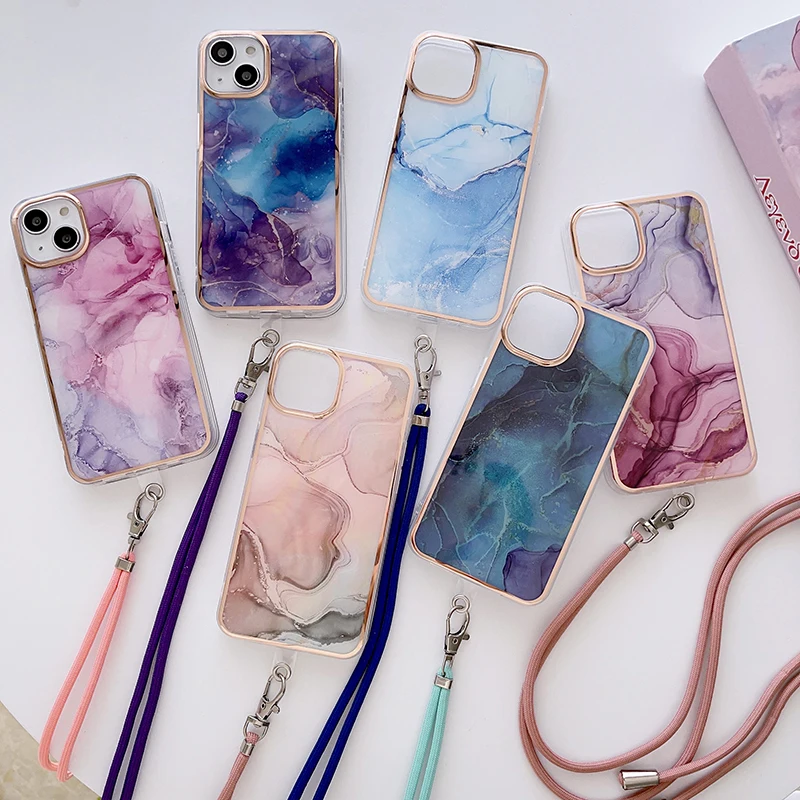 

Crossbody Necklace Lanyard Cord Phone Case For Sony Xperia 10 IV Sony Xperia 1 IV 5 IV Slim Fit Protect Strap Back Cover