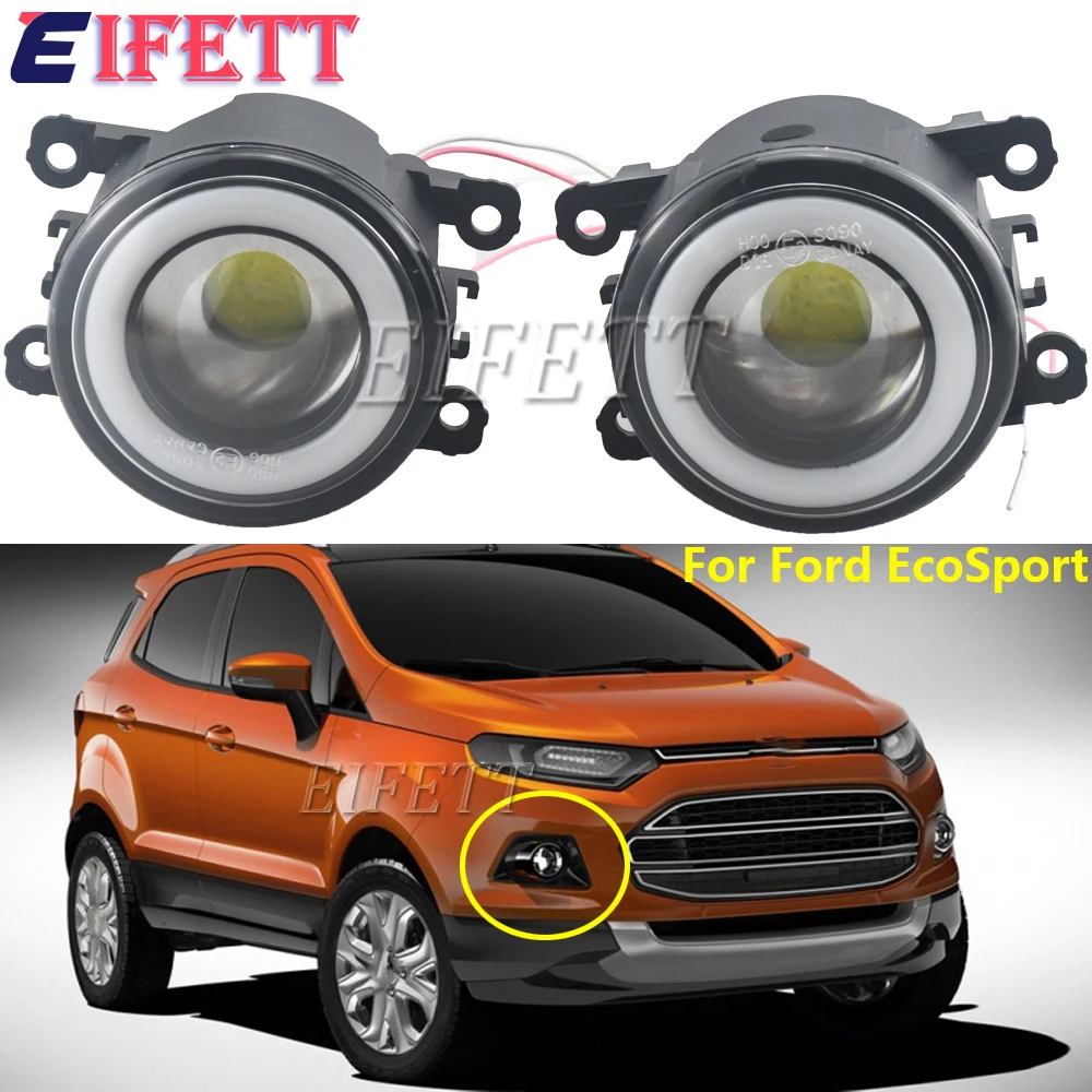 

2 шт., автомобильные передние противотуманные фары для Ford EcoSport 2013 2014 2015 2016