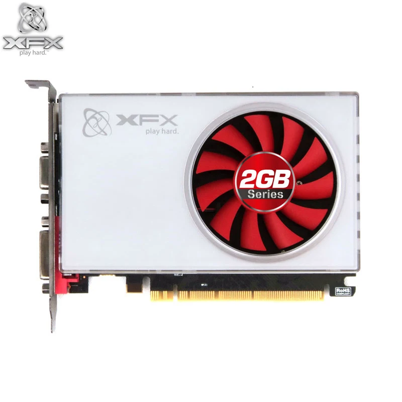 

Видеокарта XFX HD 6450, 2 ГБ, 64 бит, GDDR3, графические карты для AMD, серия HD 6450, VGA карты HD 6450, VGA, DVI, HDMI, 2560 × 1600, б/у