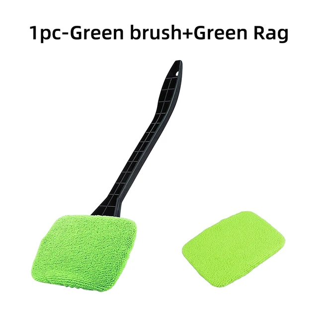 Car Window Cleaner Brush Kit Windshield Cleaning Wash Tool Inside Interior  Auto Glass Wiper With Long Handle Car Accessories - AliExpress