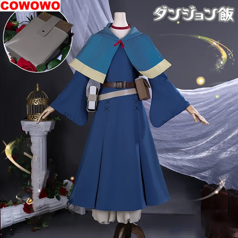 

COWOWO Anime Delicious in Dungeon Marcille Donato Cosplay Costumes Women Girls Dress Outfit Halloween Party Unifrom