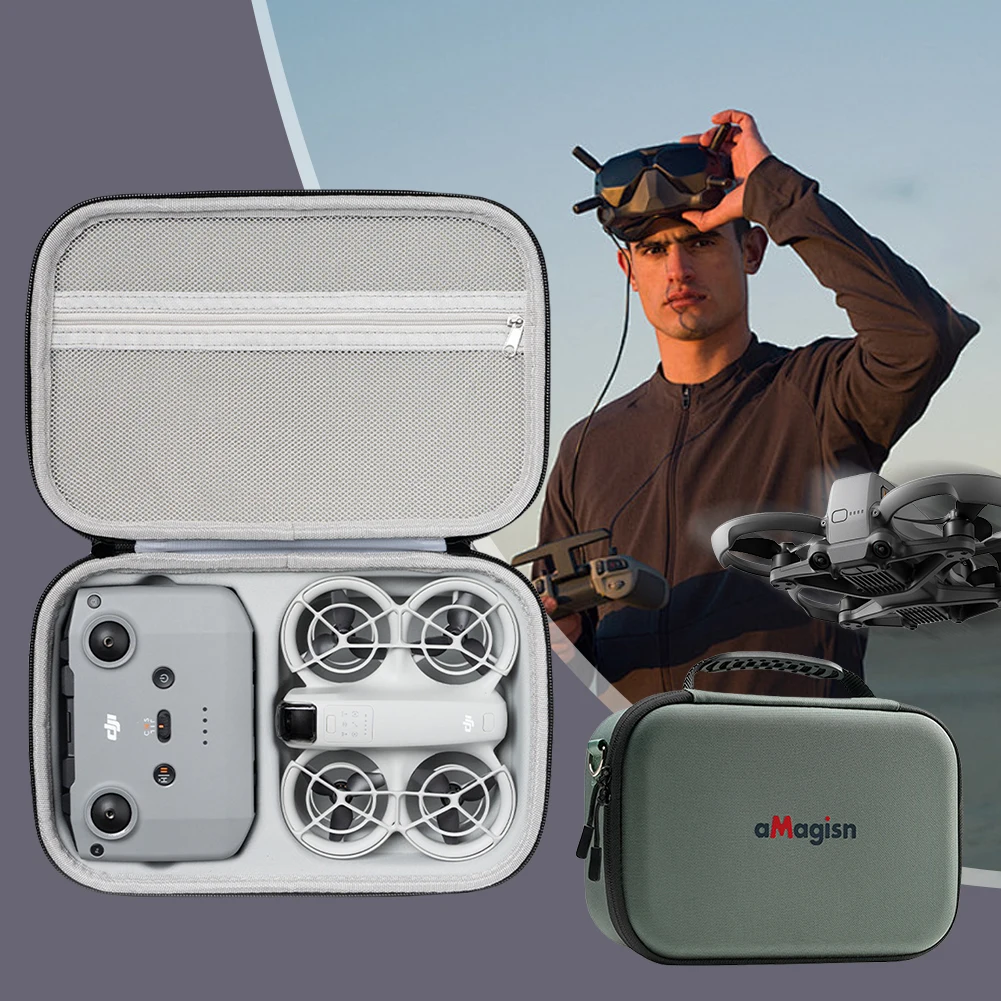 EVA 하드 스토리지 가방 충격 방지 휴대용 케이스 DJI Neo 드론 액세서리용 긁힘 방지 보호 여행 케이스
