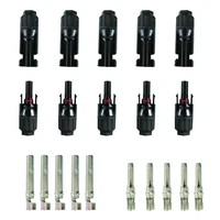 Dernières 5 paires/lot connecteur solaire mâle et femelle, connecteur de panneau solaire utilisé pour le câble solaire 2.5 mm2 4 mm2 6 mm2 1