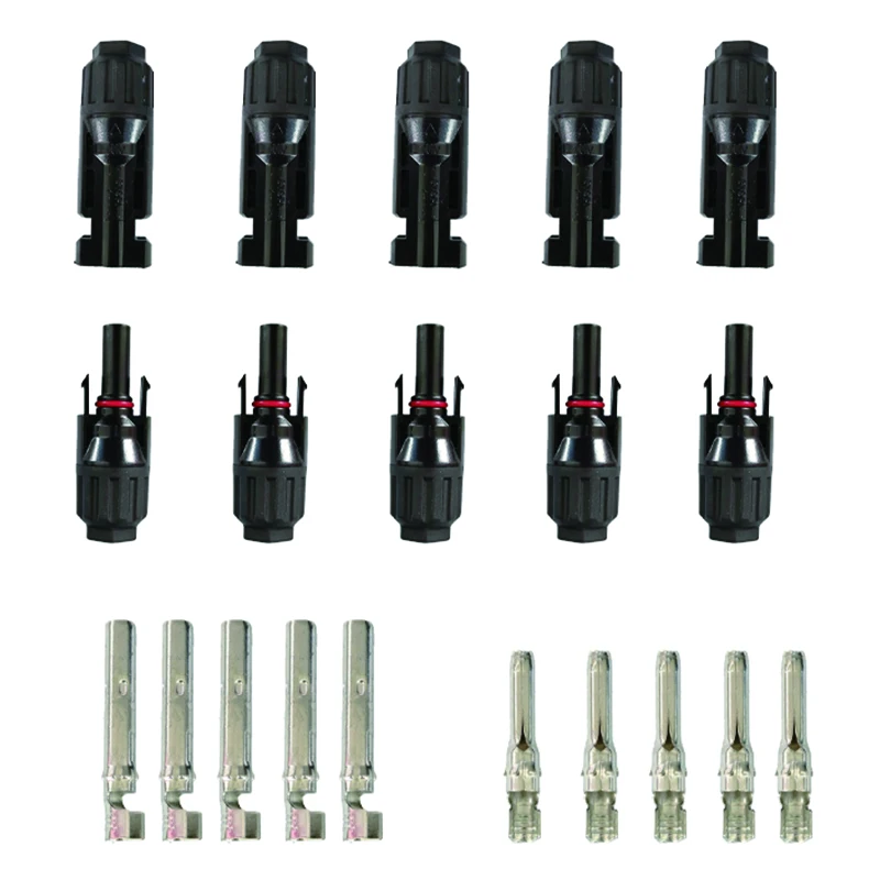 5 זוגות האחרונים / הרבה מחבר סולארי זכר ונקבה, מחבר פאנל סולארי המשמש לכבל סולארי 2.5mm2 4mm2 6mm2