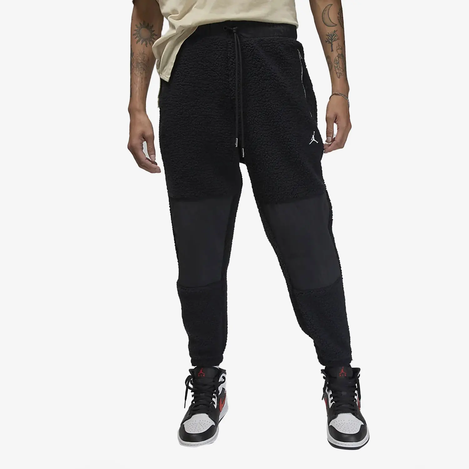 Nike véritable Air Jordan pantalon Sherpa doublé polaire pour homme DV1570-010 1 Nike véritable Air Jordan pantalon Sherpa doublé polaire pour homme DV1570-010 1