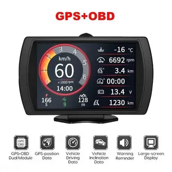 G7NA HUD Car Head Up Display Tachimetro Indicatori digitali Promemoria guida per l'affaticamento automatico