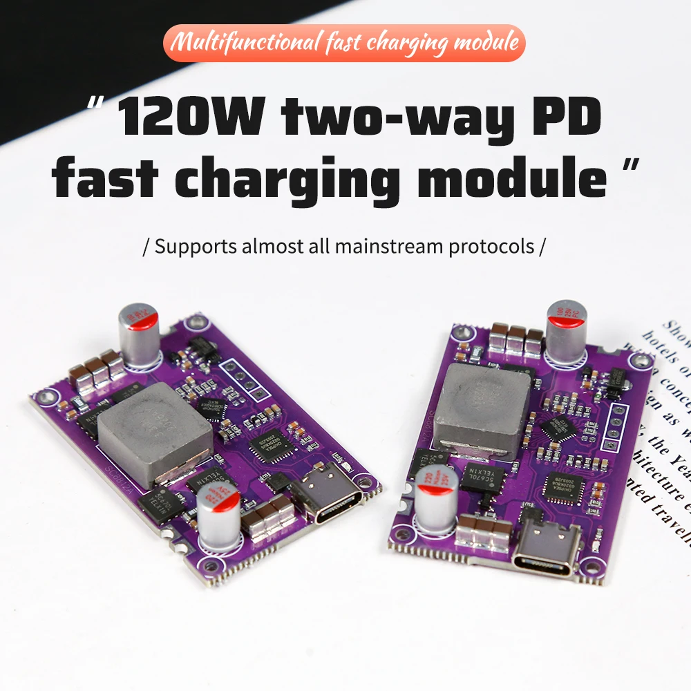 TwoWay PD120w Power Bank DIY Accessories Motherboard Laptop Phone Type