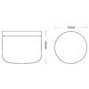 1Pcs Silver Aluminum Airtight Proof Container Herb Stash Metal Sealed Can Tea Jar Storage Containers 6