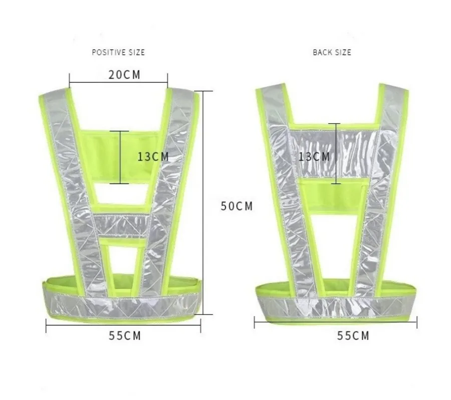 Reflective Safety Vest for Night Running Cycling