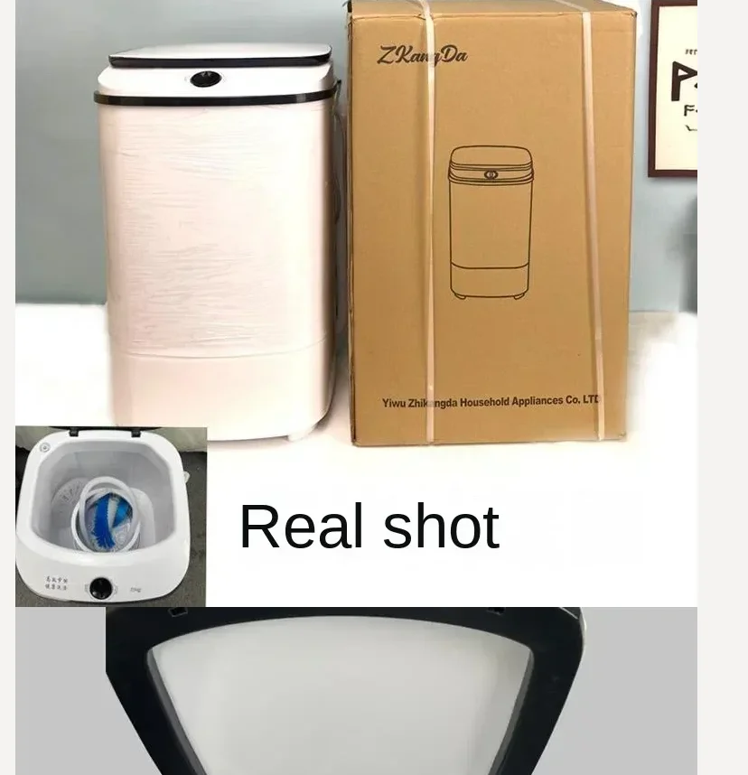 เครื่องซักรองเท้าแสงสีฟ้าอเนกประสงค์ 110V/220V, เครื่องซักผ้ากึ่งอัตโนมัติแบบถังเดี่ยวสำหรับใช้ในบ้าน AF 1