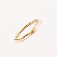High End PVD Snake Shaped Gold Color Rng Stainless Steel Thin Ring for Women Waterproof Jewelry Party Gift 2