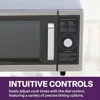 Commercial Microwave 1 Cubic Ft Stainless Steel 1000W NSF Approved Dial Control Easy Grip Handle Perfect Office Break Rooms and 3