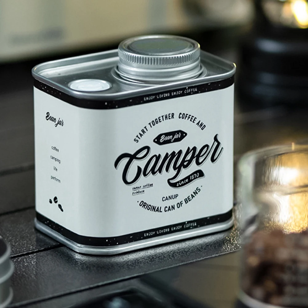 휴대용 커피콩 밀폐 캔, 신선도 보존, 150g 커피콩 밀폐 캔, 주방 보관 정리함 친구 선물