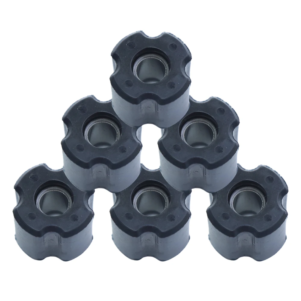 Brush Cutter Shaft Parts Bushing Oil Bearing 8MM For Grass Trimmer 23.5mm Tube Pipe Aluminum Tube Inside Replacement 6PCS grass trimmer brush cutter accessories