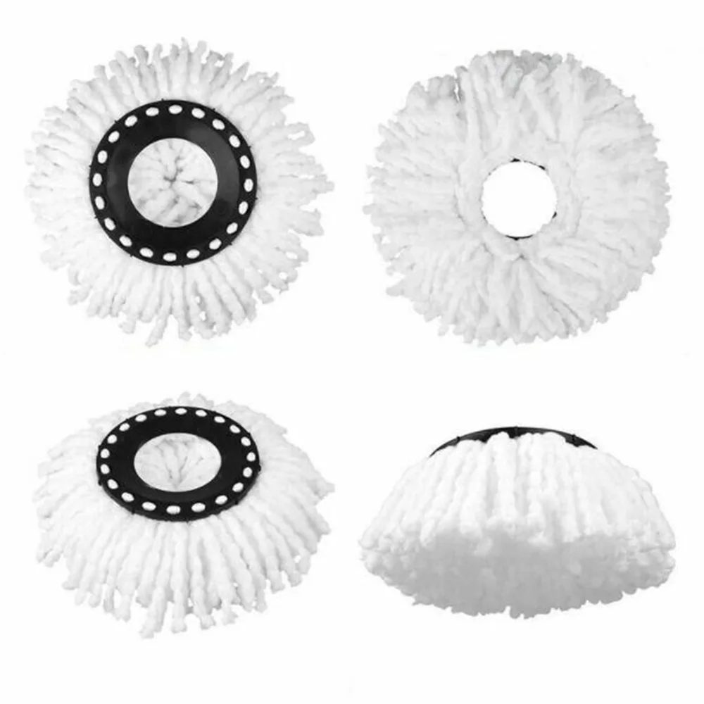 360RotatingMopHeadFloorBucketHeadsFlexibleMopMicroFibers