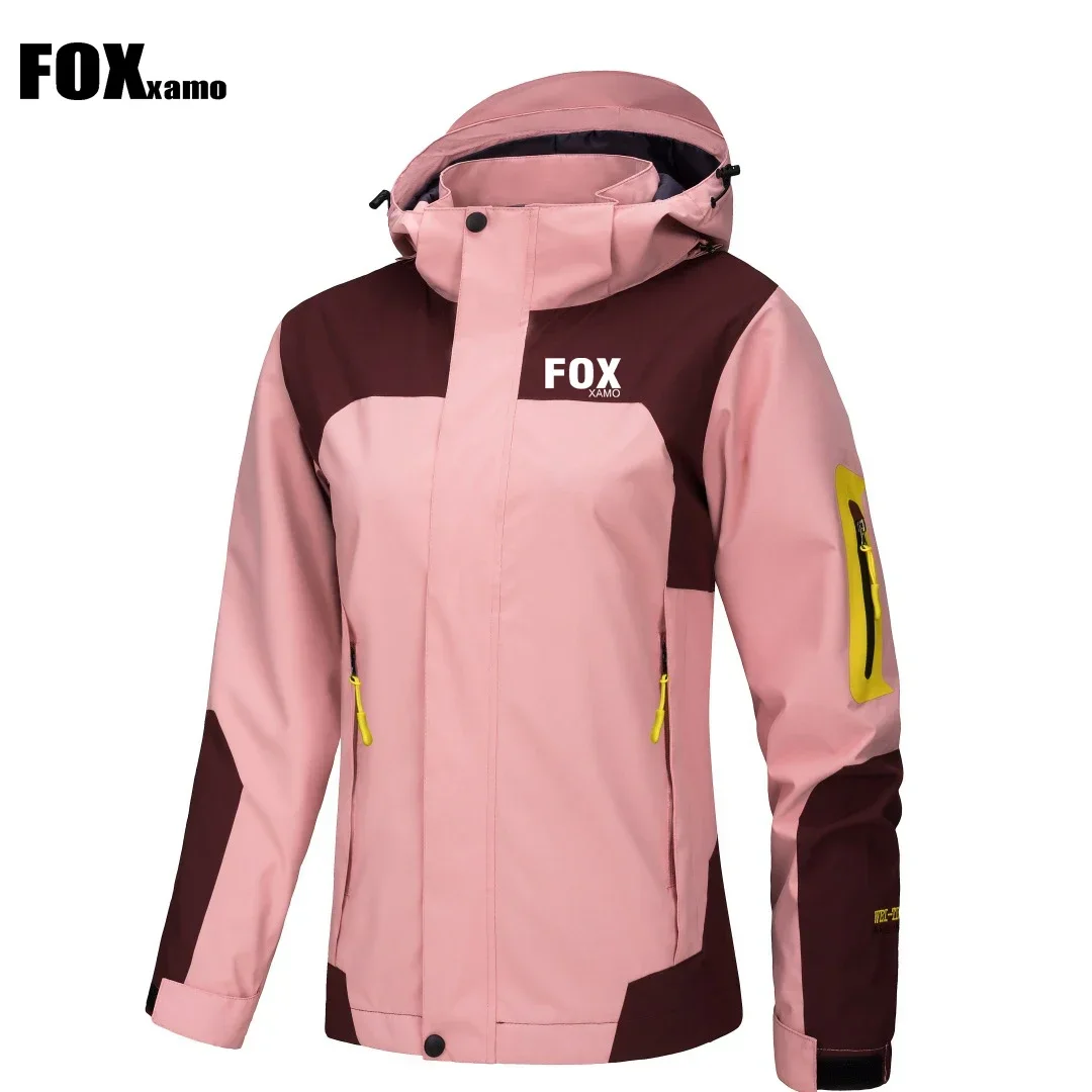 Fox Xamo 사이클링 재킷 팀 남성용 후드 비옷, 겨울 방수 전술 재킷, 스포츠 하이킹 바람막이 자전거 MTB 키트
