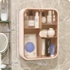 Bathroom storage box Perforation-free wall pendant maternal towel Toilet shelf locker wall organizer 1