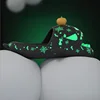 Christmas Hat Night Light Shark Slippers Women Luminous Sandal Couple Home Non-slip Creative Slides Men Outside Flip Flops 3
