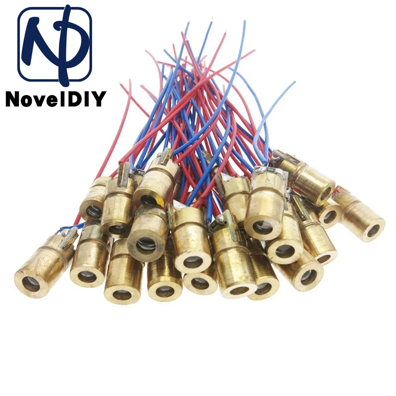 1/10/50PCS Laser Diodes 5mW 650 nm Diodo RED Dot Laser Diod Circuit 3V/5V 5mW 650nm Module Pointer Sight Copper Head laser module,laser machine spare parts