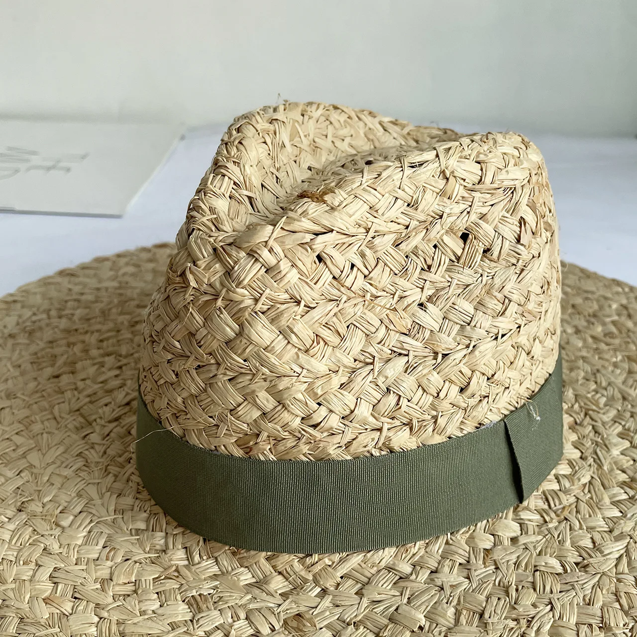 Foldable Straw Hat for Farmer Men Women Adult Fishing Sun Fan Cap Summer  Cool Floppy Wide Brim Beach Hat Light Brown at  Women's Clothing store