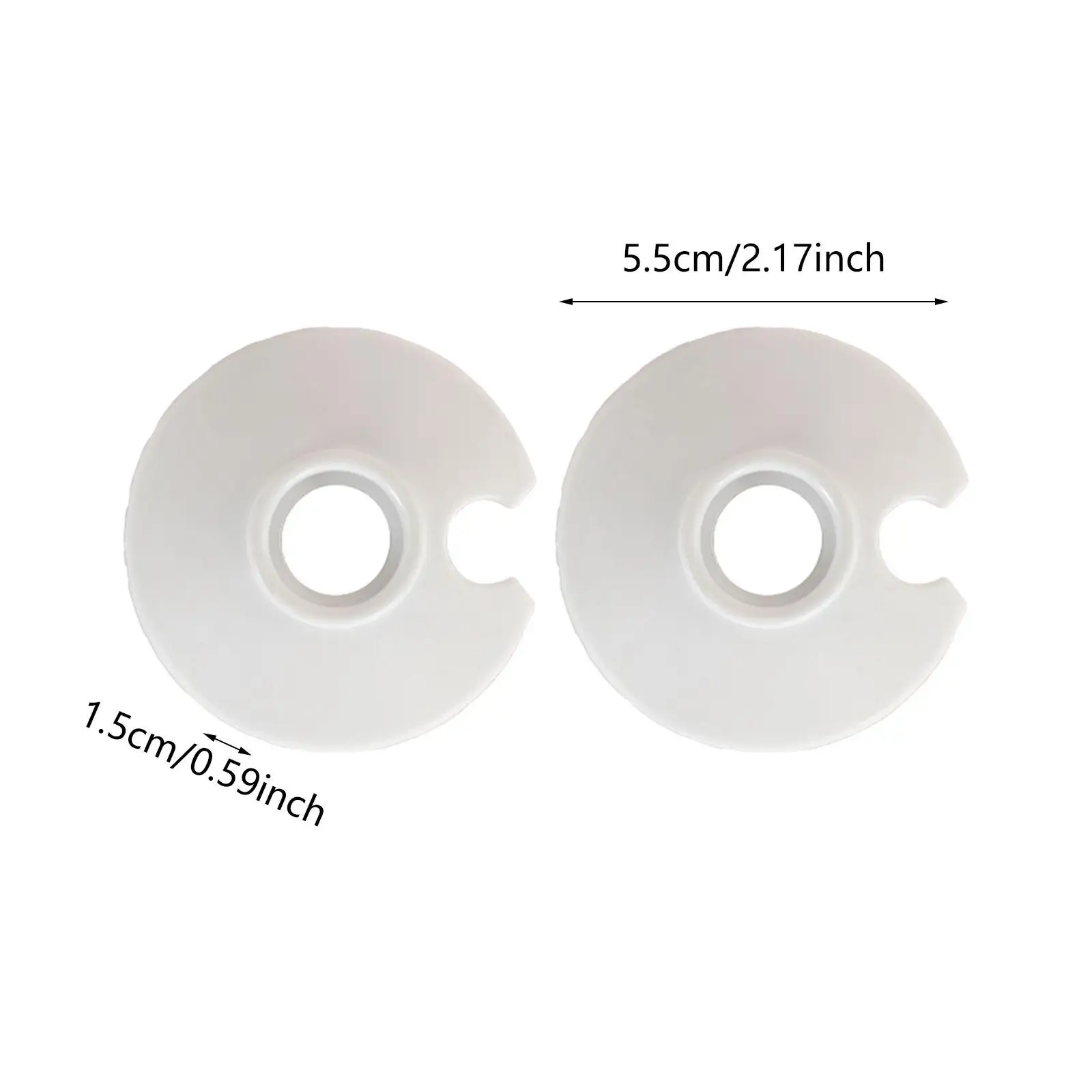 2 Pieces Hiking Poles Basket Replacement Snow and Mud Baskets Walking Sticks Replacement Tip Protectors for Ski Poles 6