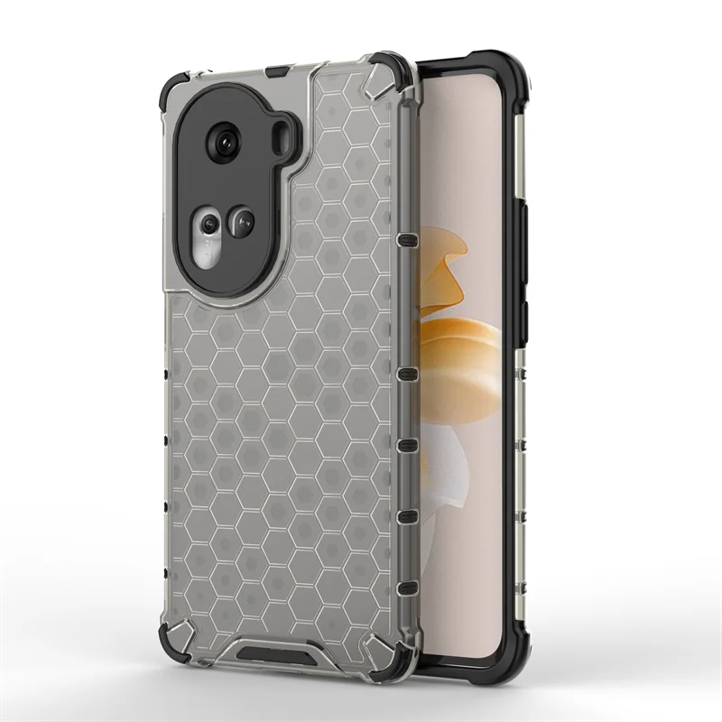 Shockproof TPU Armor PC Silicone Phone Case with Clear Back Cover