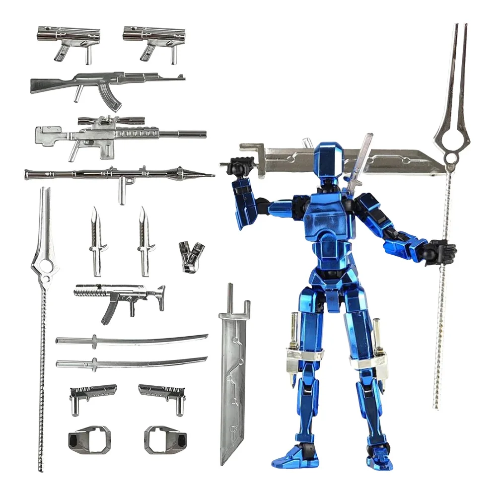 Action Figure Toy 13 Action Figure Titan Multi-Jointed Robot T13 for Kids