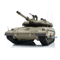 Heng Long 1/16 RC Battle Tank IDF Merkava MK IV 3958 Turret 360° Rotating Model Toucan Barrel Recoil BB Shooting Smoke Unit Toys 2