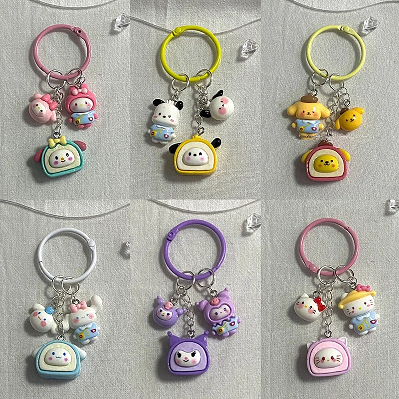 

Sanrio Cartoon Ins Style Creative Cute Personalized Gift Key Chain Various Styles To Choose From Keychain Key Ring