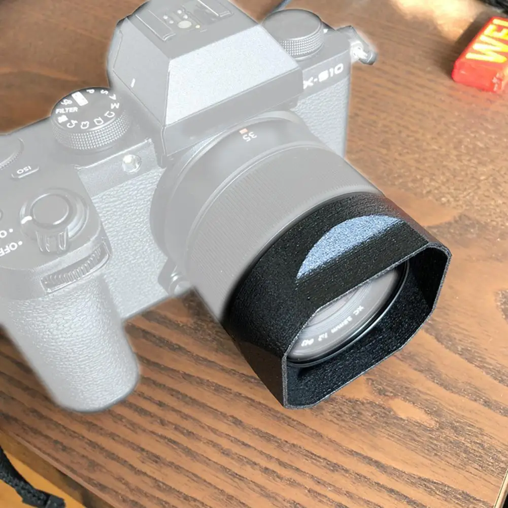 Paraluce Parasole Per Fuji Xf35C Xf 23Mm F2 Hood Xf 35Mm F/2 R Wr Accessori Per Fotocamere Slr Copriobiettivo Per Fotocamera F4F2