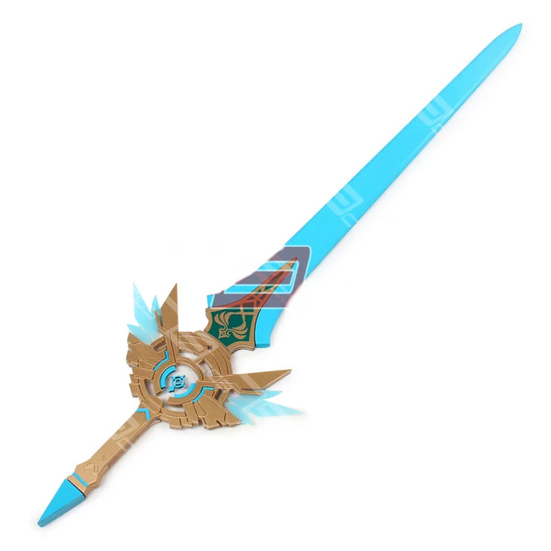 

Game Genshin Impact Traveller Lumine Cosplay Prop Sword Sky Blade Replica Weapon Props Halloween Christmas Party Accessories