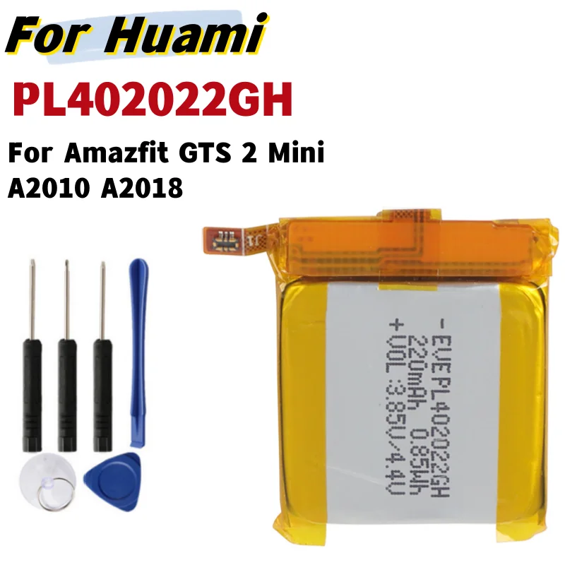 For Huami Amazfit GTS2 GTS Mini A2010 A2018 Battery PL402022GH