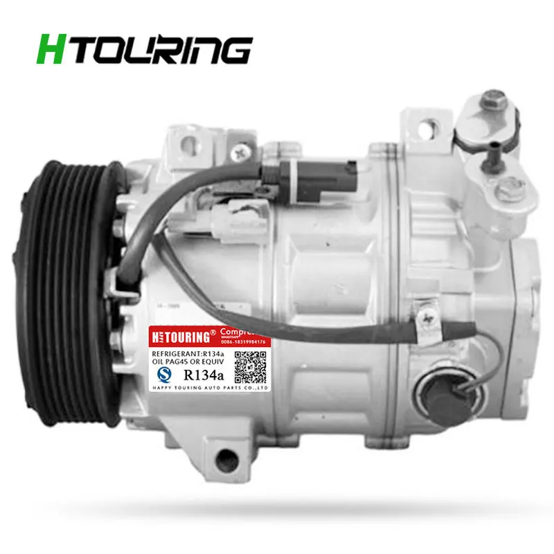 

DCS17EC AC Air Compressor For Renault Laguna III BT0 1 2.0 8200717654 8200895057 813680 8FK351127131 125kW F4R811 204386